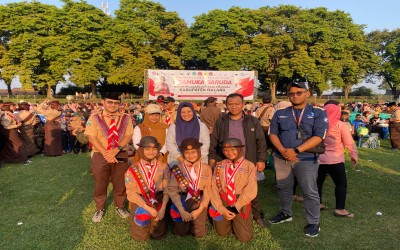 Pelantikan Pramuka Garuda 2025 di Stadion Kahuripan Turen: Meraih Puncak Prestasi Kepramukaan